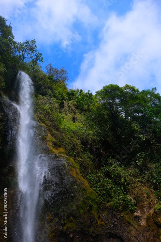 Wonderful waterfall in Costa Rica