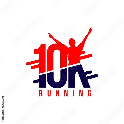 10K Running Vector Template Design