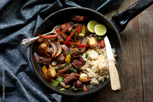 Lomo Saltado Peruvian Stir Fry Beef