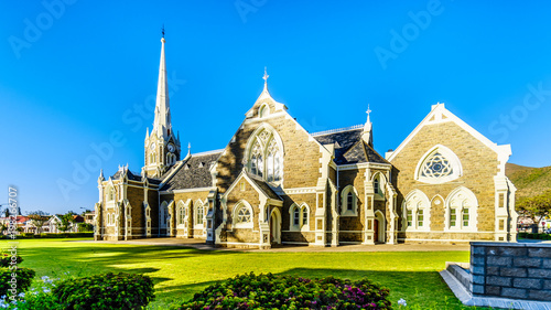 The Dutch Reformed Church in Graaff-Reinet in South Africa's Little Karoo region. It is a national monument and South Africa’s finest example of Victorian Gothic architecture. photo