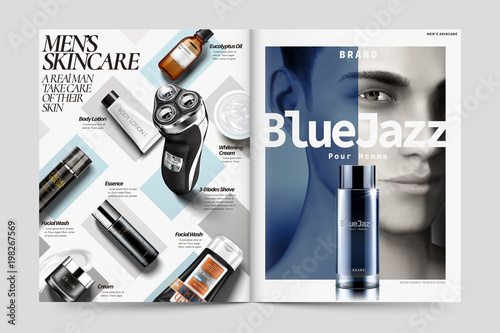 Cosmetic magazine ads