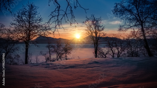 winter hot sinset © Сергей Цезарь