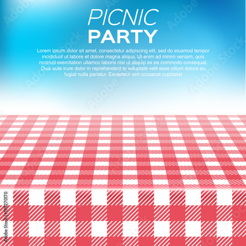 
vector summer picnic design
