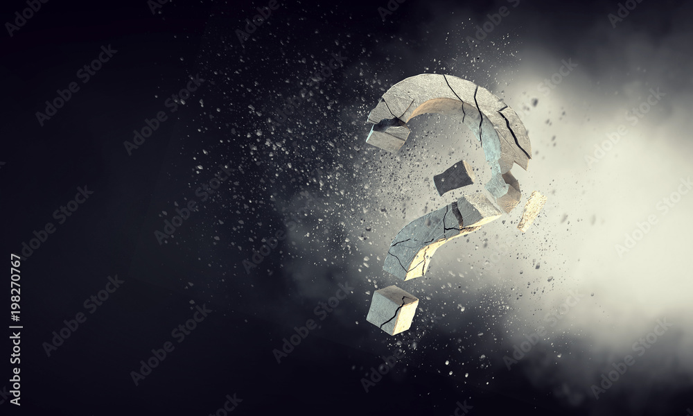 Problem solving concept. Mixed media Problem solving concept. Mixed media