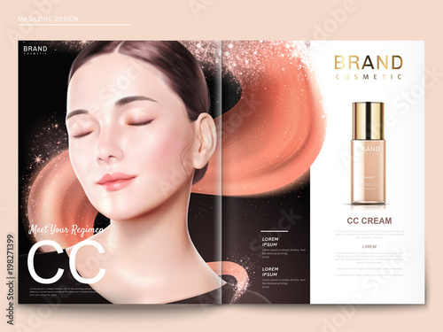 Fashion magazine template