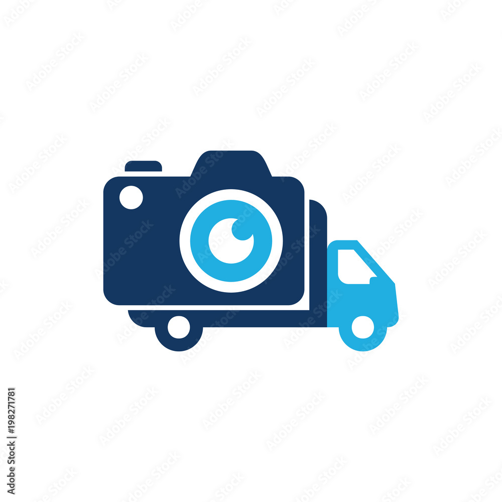 Camera Delivery Logo Icon Design Camera Delivery Logo Icon Design