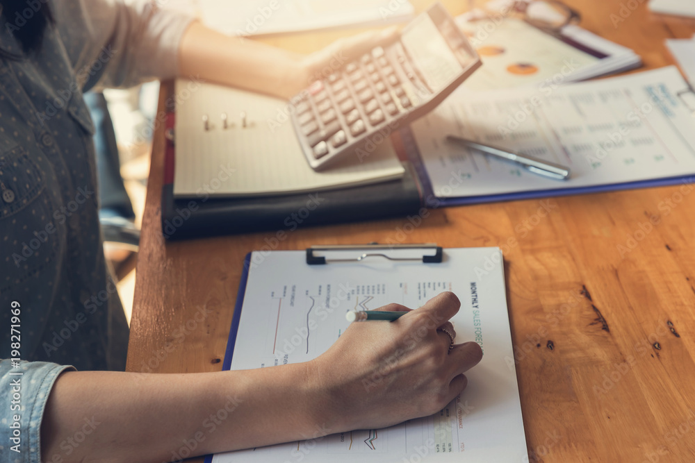 Business and finance concept of office working, Businessman discussing sale analysis Chart Business and finance concept of office working, Businessman discussing sale analysis Chart