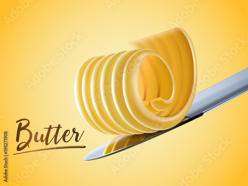 Creamy butter element