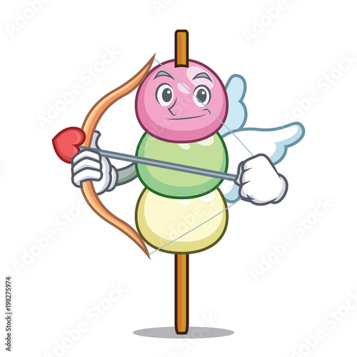 Cupid dango character cartoon style