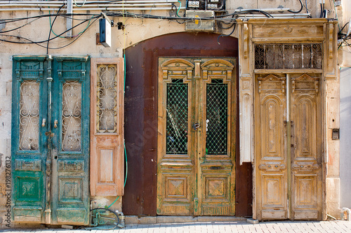 Old doors of Tel Aviv