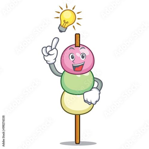 Have an idea dango mascot cartoon style