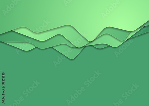 Abstract bright green minimal material background