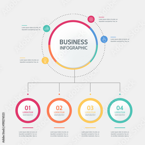 Presentation business infographic template