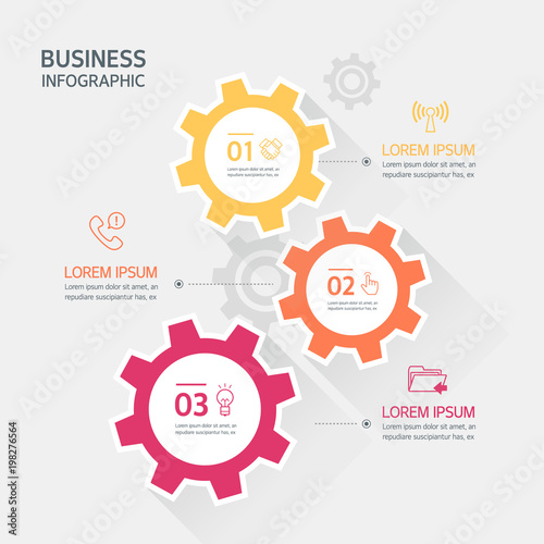 Presentation business infographic template