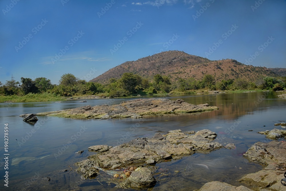 Cauvery River water body
