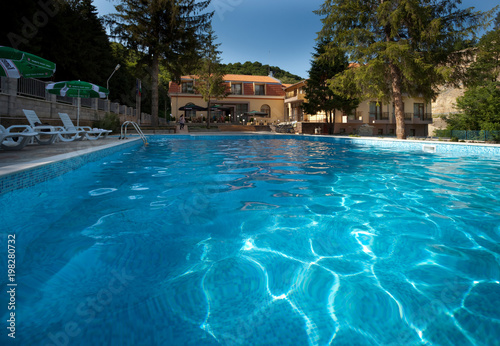 Swimming pool of luxury hotel