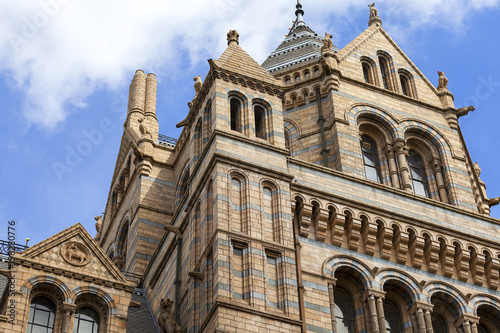 Natural History Museum with ornate terracotta facade,  Victorian architecture, London, United Kingdom © mychadre77