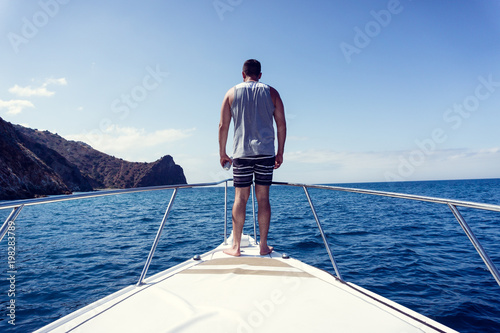 Sailing Along the Coast of Catalina Island
