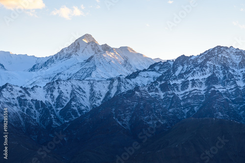 Leh Ladakh beautiful mountain landscape view,travel destination in India