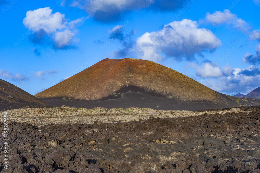 volcano in Timanfaya national park