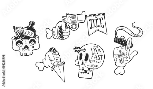 Strange Skater Stickers