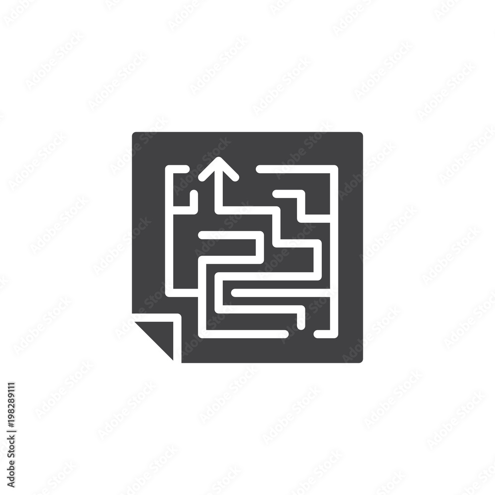 Maze scheme vector icon. filled flat sign for mobile concept and web design. Labyrinth shape simple solid icon. Symbol, logo illustration. Pixel perfect vector graphics Maze scheme vector icon. filled flat sign for mobile concept and web design. Labyrinth shape simple solid icon. Symbol, logo illustration. Pixel perfect vector graphics
