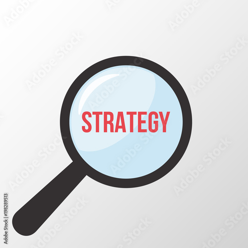 Strategy Word Magnifying Glass