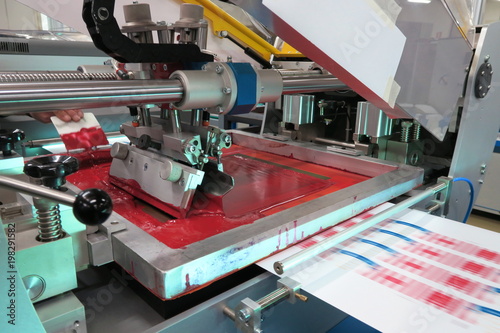 Industrial screen printing