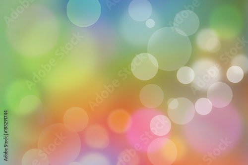 Beautiful colorful flower and bokeh blurred background.