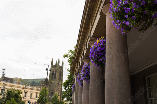 Parish Church and Royal Pump Rooms Leamington Spa, Warwickshire, UK, September 2017