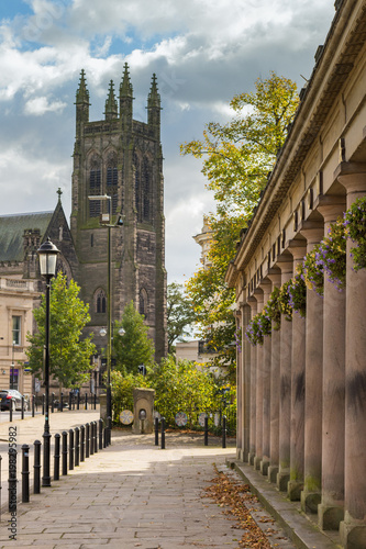 Parish Church and Royal Pump Rooms Leamington Spa, Warwickshire, UK, September 2017