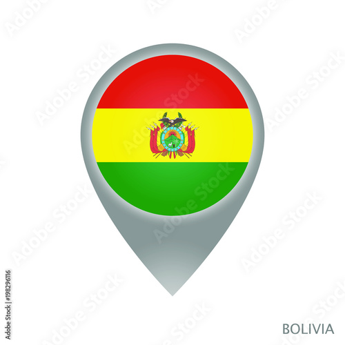 Map pointer with flag of Bolivia. Gray abstract map icon. Vector Illustration. Free Download Map pointer with flag of Bolivia. Gray abstract map icon. Vector Illustration. - GFXLoad