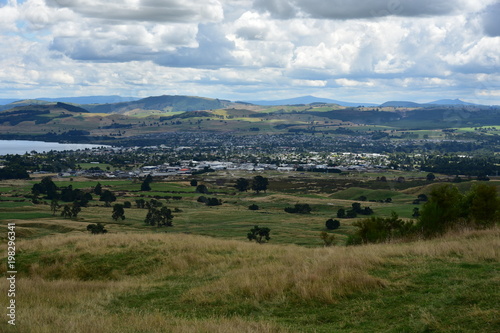 View of Taupo township