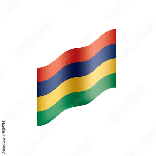 Free Download Mauritius flag, vector illustration - GFXLoad