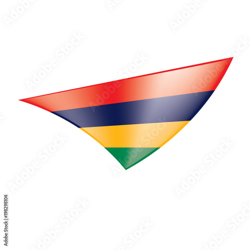 Free Download Mauritius flag, vector illustration - GFXLoad
