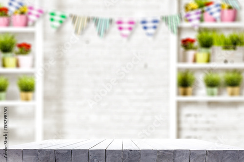 desk space and spring time 