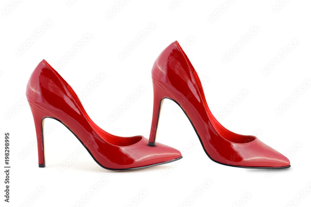Woman red shoes Woman red shoes