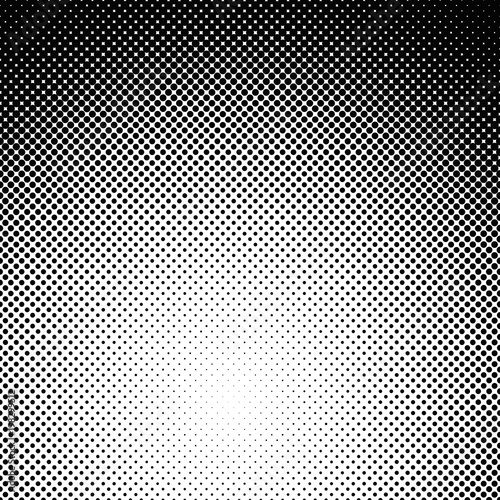 Abstract halftone circle pattern background - vector graphic design from dots