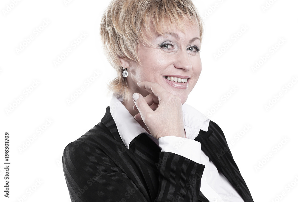 portrait of successful business woman with a business of make-up portrait of successful business woman with a business of make-up