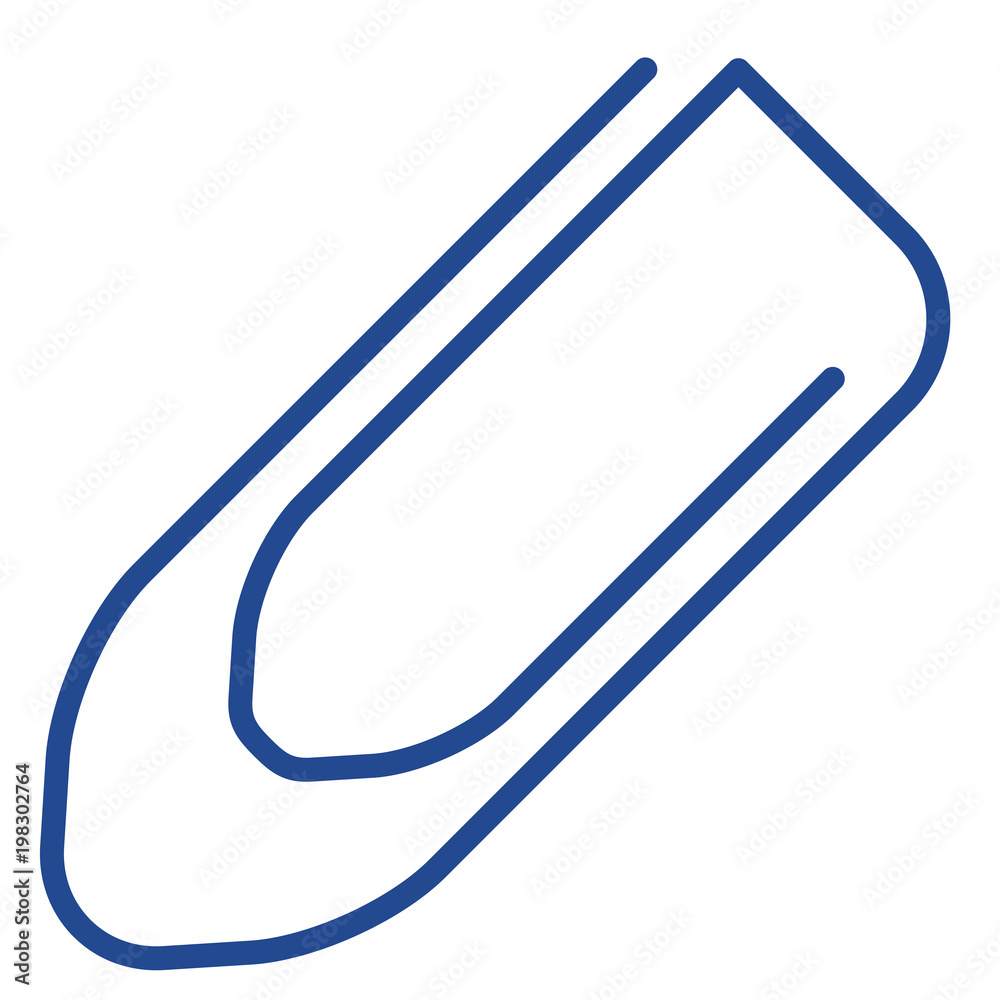 Büroklammer Vector Icon Büroklammer Vector Icon