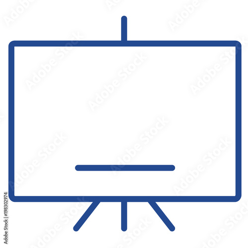 Leere Flipchart Vector Icon