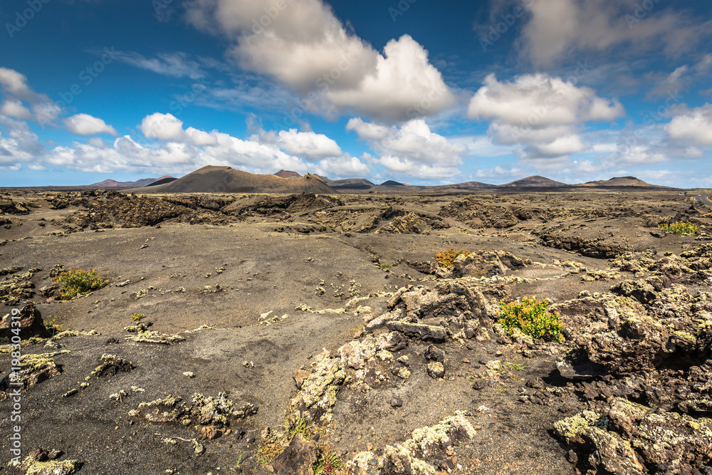 Timanfaya National Park in Lanzarote , Canary Island , Spain Timanfaya National Park in Lanzarote , Canary Island , Spain