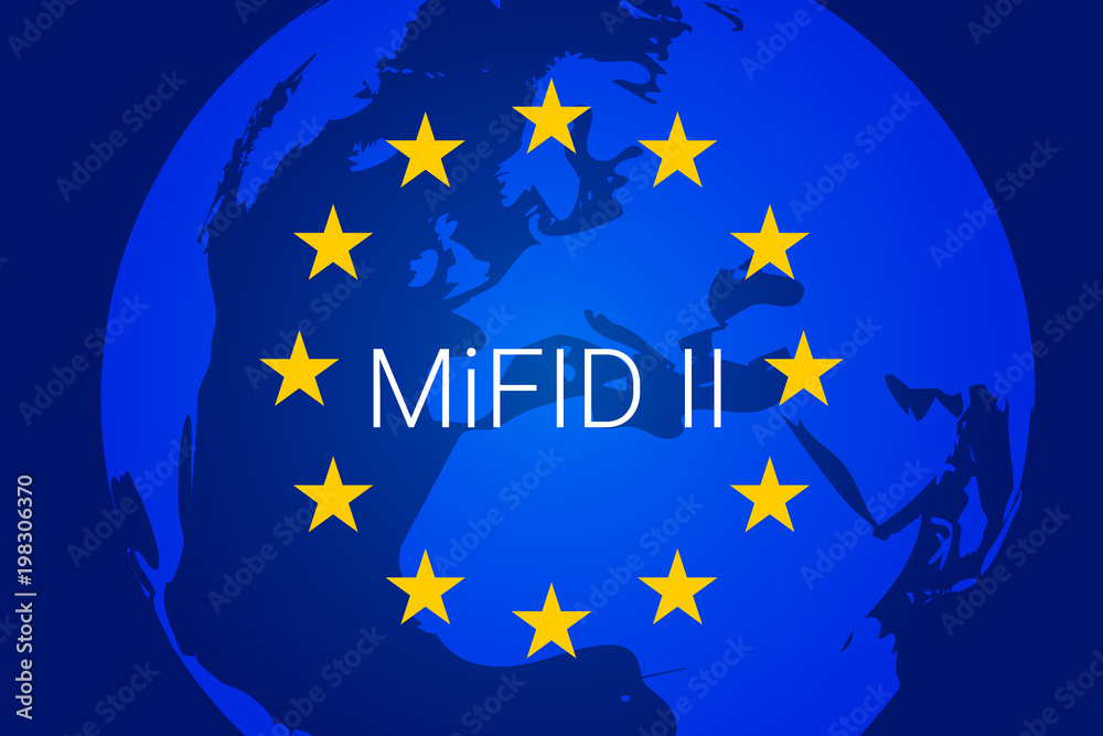 Markets in Financial Instruments Directive - MiFID II. vector