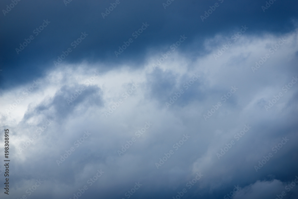 Cumulonimbus Clouds at lake constance in spring