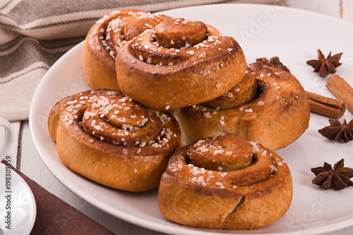 Cinnamon rolls. 