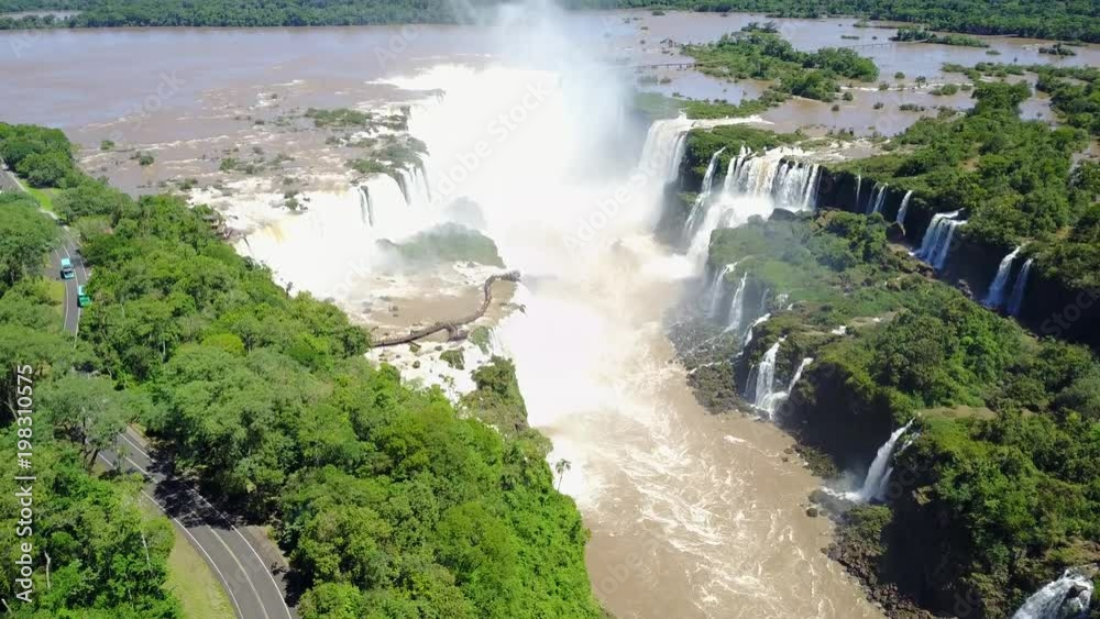 Iguazu Falls Drone Great Nature Brazil Argentina イグアス 滝 ブラジル ドローン Iguazu Falls Drone Great Nature Brazil Argentina イグアス 滝 ブラジル ドローン