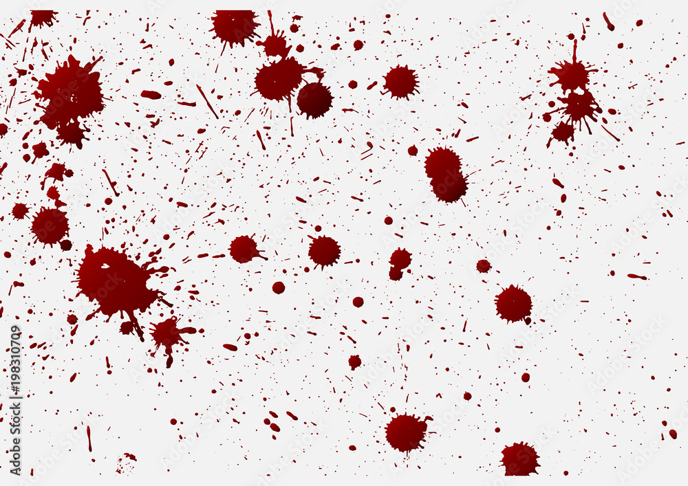 Blood background,ink splatter background, isolated on white. Blood background,ink splatter background, isolated on white.