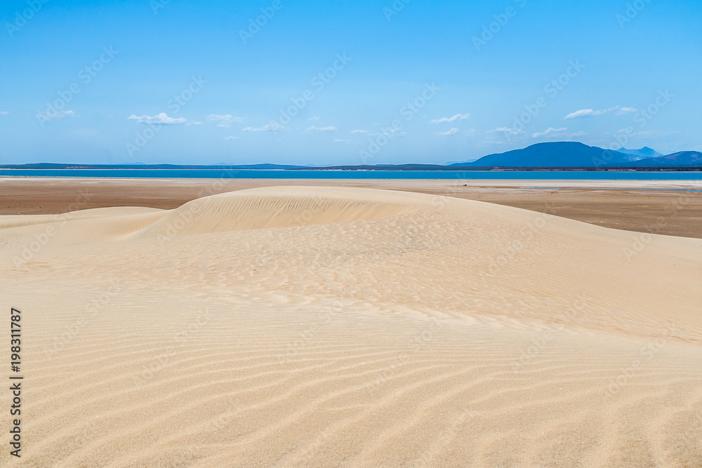 Sand dunes near the Anony lake