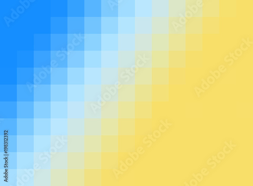 Abstract pixel beach