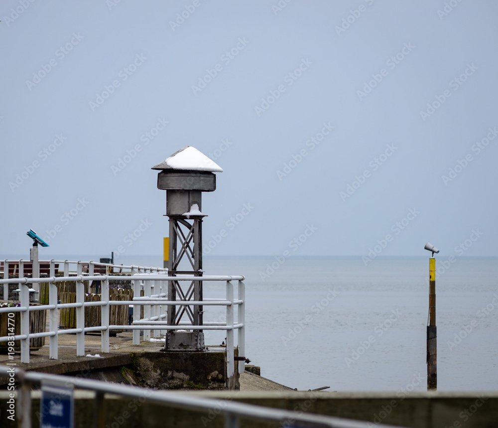 Acoustic Beacon at a Lake Constance docking site